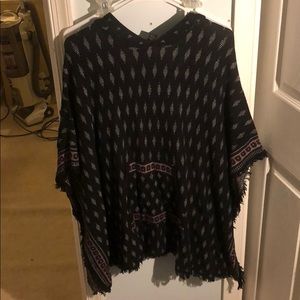 Forever 21 poncho with separated sleeves